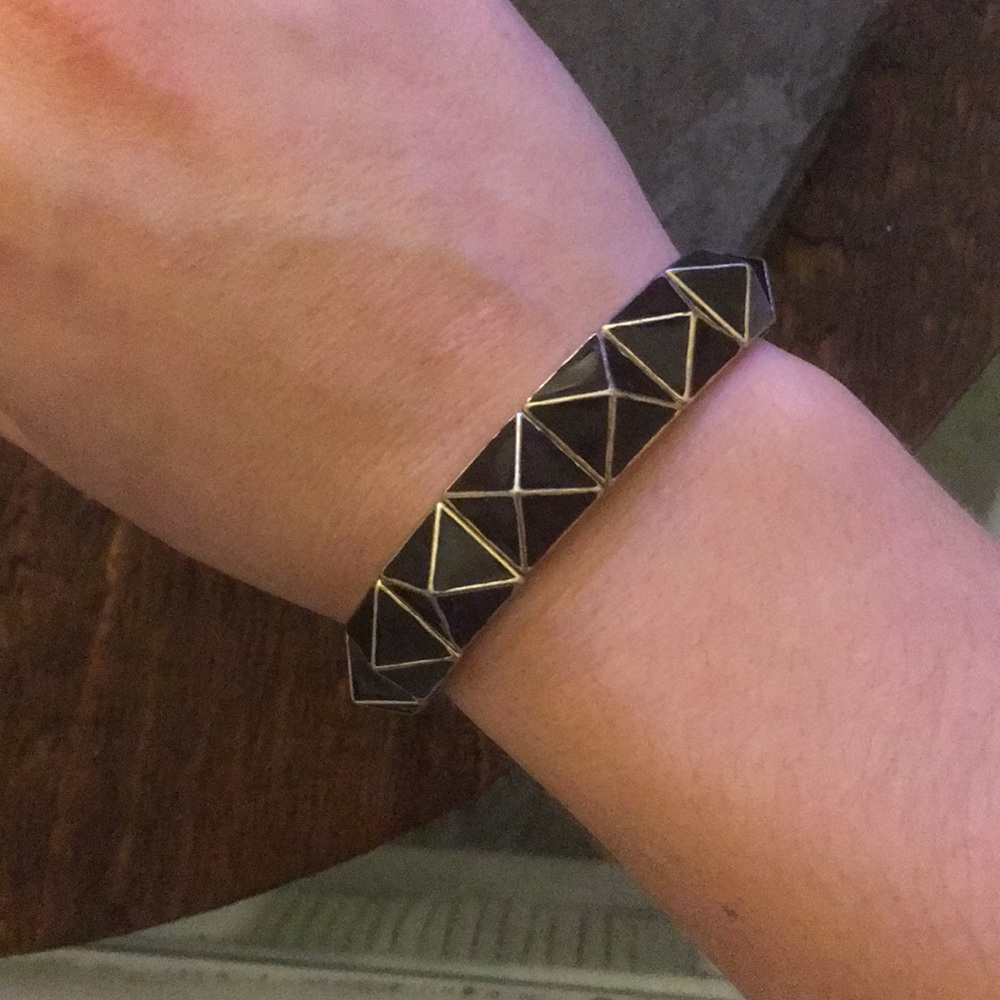 Black and Gold Bracelet